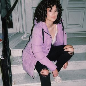 Purple Puff Jacket
